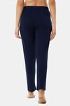 Amante Cotton Elastane Loungewear Bottom - Ocean Cavern Solid — thumbnail 3